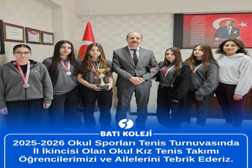 TENİS TURNUVASI DERECEMİZ